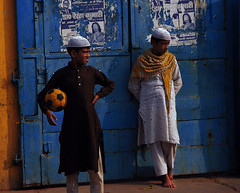 Football at the Taj Mahal