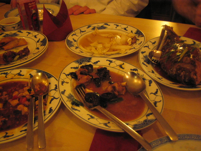 Chinese dinner in Graz