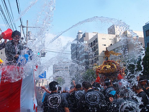 The festival covered with water 1