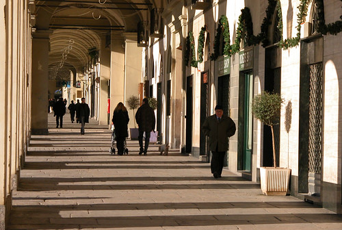 Piazza Vittorio en Torino Italia