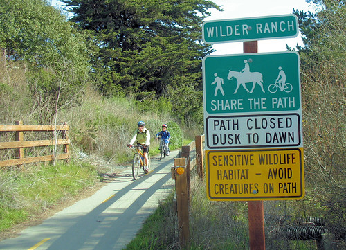 Wilder Ranch bike path
