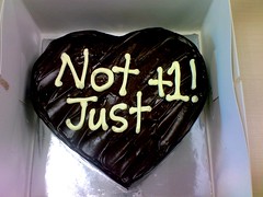 vday cake from awfully chocolate