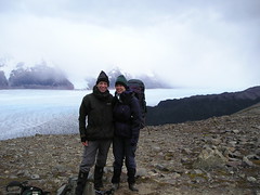 Us above Glacier Grey