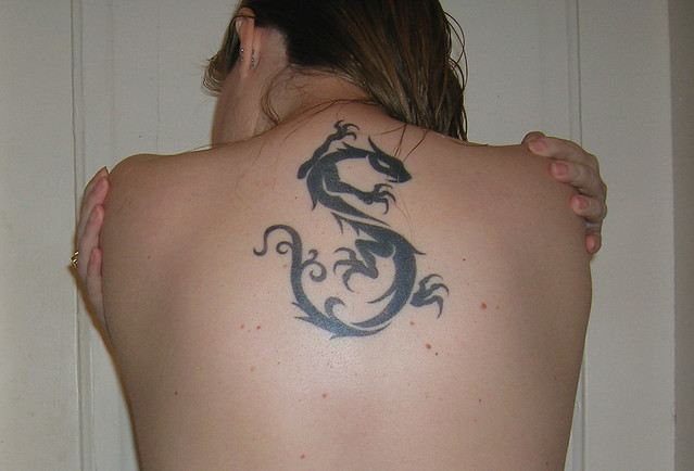  did you know you just tattooed a dragon over your HEART chakra?