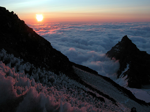 Sunrise on Mt. Rainier