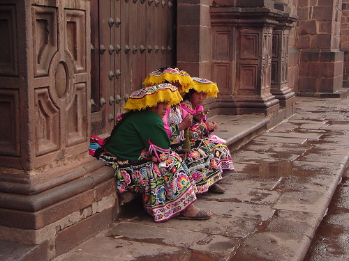 escena tipica del cuzco