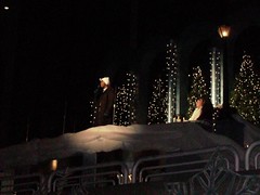 JB singing at the Christmas Lights concert