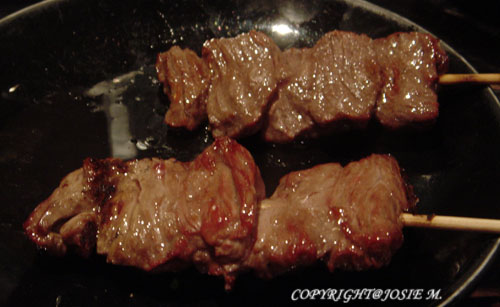 Grilled flat meat