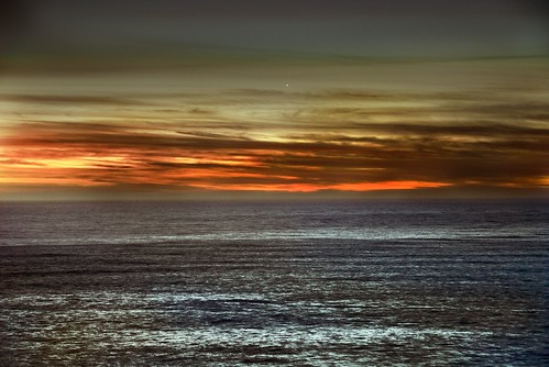 Venus Setting over the Pacific