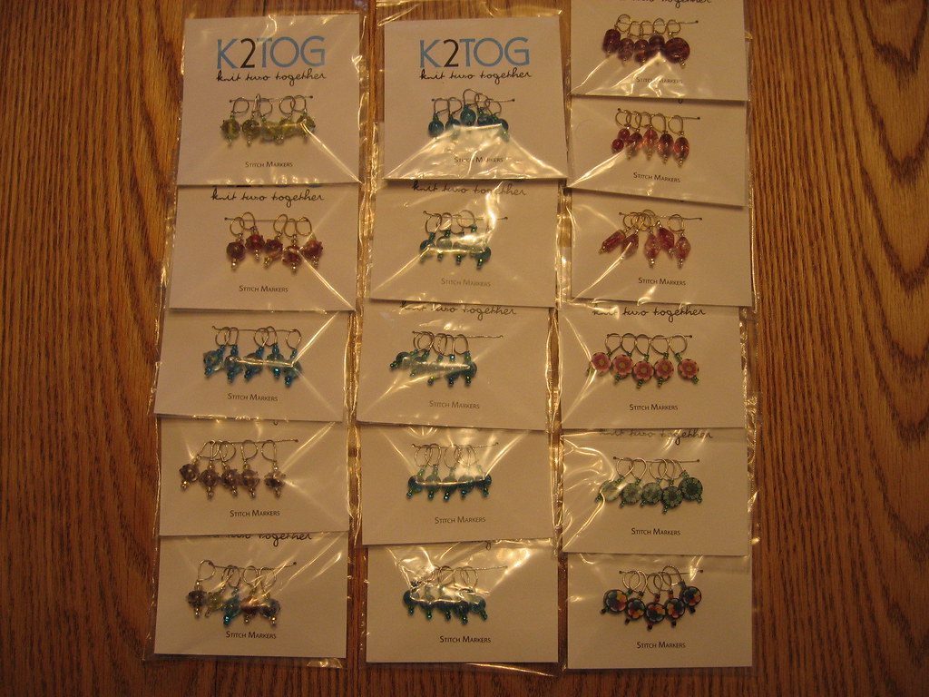 Packaged Stitch markers