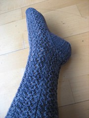 First Lenten Rose sock, finished (3)