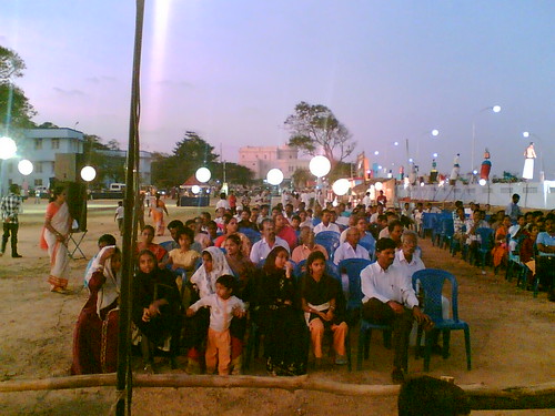 Sangamam: Audience listening to the story attentively