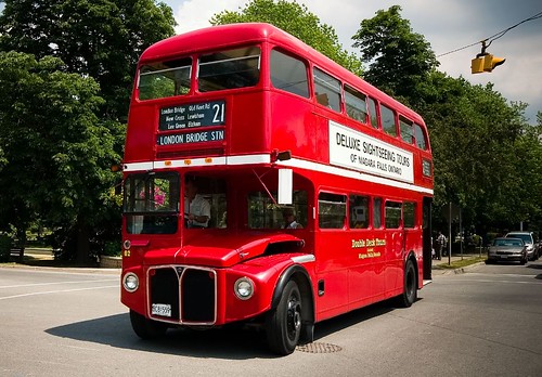 London Bus at Niagara-On-The-Lake