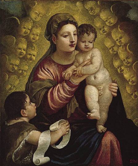 Titian, Virgin and Child with St. John, 1500s