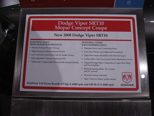 Фото Dodge Viper SRT10 Mopar