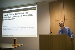Gavin Dispain talking on Australia Government web sites