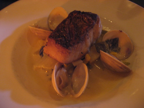 bass and mussels