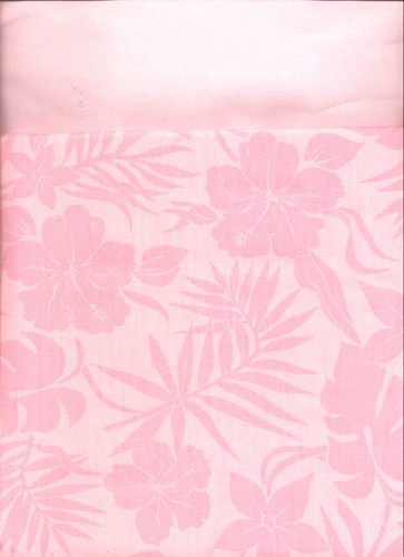 Roxy hibiscus fabric, and Kona cotton