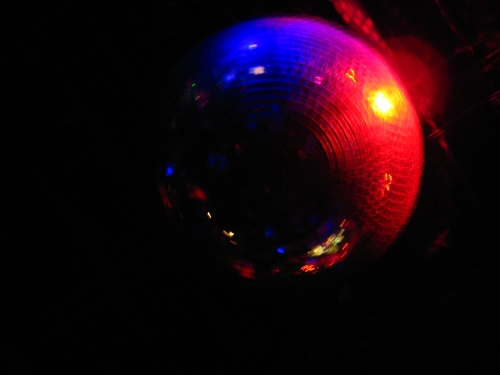 Studio A's gigantic disco ball