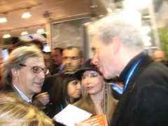 Vittorio Sgarbi e Marco Mencoboni al Bit 2007