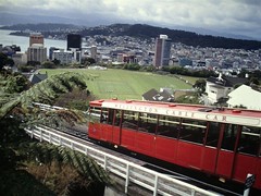Cable car to the Botanic Garden in Wellington