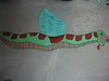 'Kaa' snake (Jungle Book) for 'Animals Day' at school - made by Amma and Appa