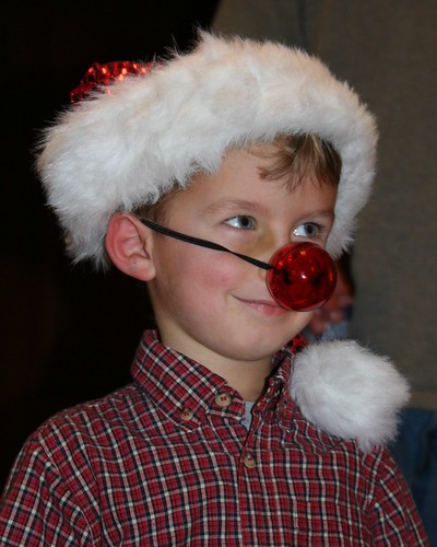 Conner as Rudolph