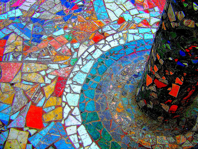 Mosaic tiles Puerto Viejo Costa Rica by omphale44