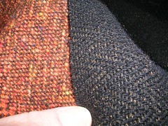 orange and brown wools