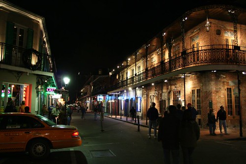 French Quarter at night