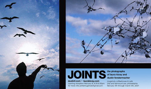 Joints: Laura Kicey and Dustin Fenstermacher photo show flyer