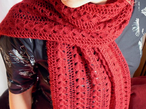 melon stitch shawl 3