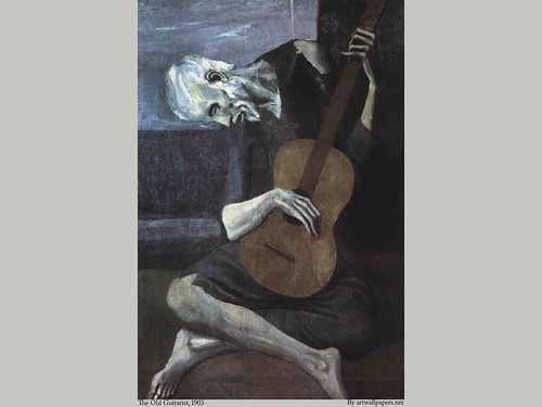 picasso guitar player. The Old Guitar Player