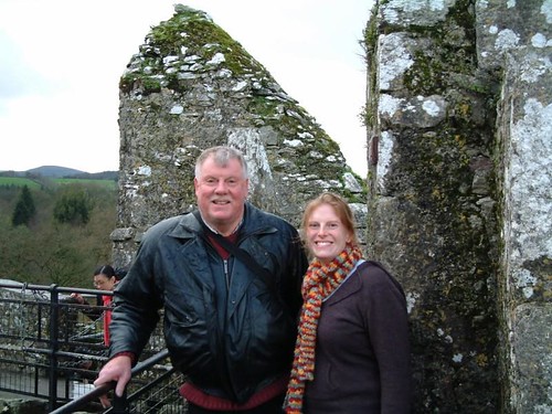 Nell and Dad at Blarney