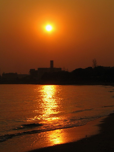 夕照蝴蝶灣 | sunset at the beach