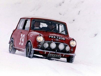 Rallying in snow