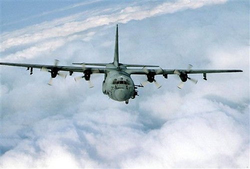 US AC130 gunship which bombed Somali territory purportedly in pursuit of "terrorists". The attacks represent an escalation of American aggression in the Horn of Africa. by Pan-African News Wire File Photos