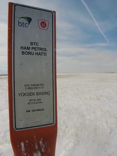 BTC Pipeline near Tercan, eastern Turkey