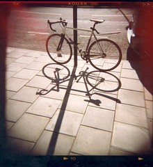 bike and shadow