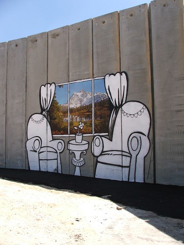 Banksy Graffiti Art on The Wall