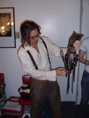 Johnny Depp Examines the "Scissorhands"