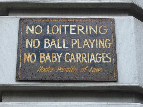 no baby carriages?