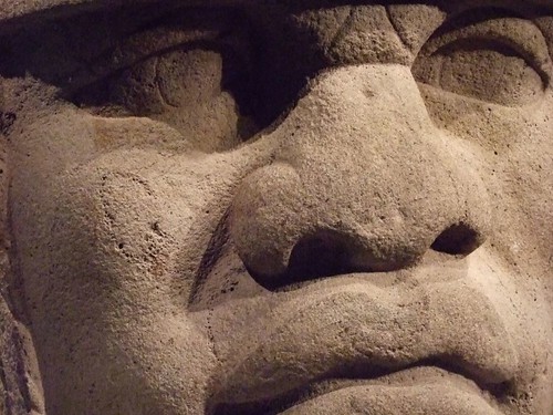 Colossal head from Monument 4 Veracruz Mexico Omec 1200-900 BCE Basalt