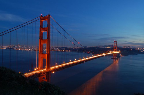 the golden gate bridge pictures. Golden Gate Bridge Sunset