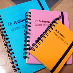 3 Rollbahn notebooks