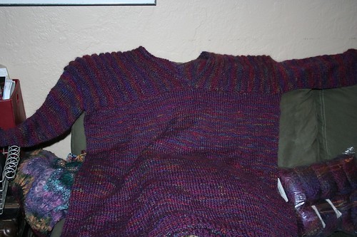 Portland Sweater, adjusted pattern