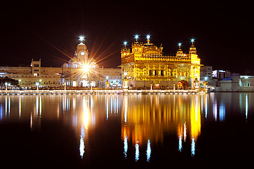 golden temple amritsar at night. India: Golden Temple, Amritsar