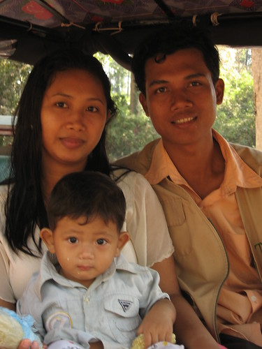 Une famille cambodgienne