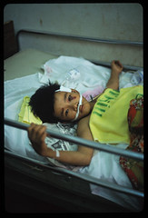 A young UXO survivor in Vietnam