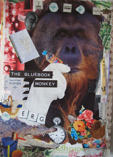 The Gluebook monkey (Copyright Hanna Andersson)